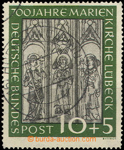 37336 - 1951 Mi.139, 700 years St. Mary's Church in Lübeck, clear p