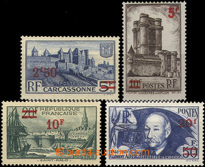 37339 - 1941 Mi.492-95 overprint, highest value, mint never hinged,