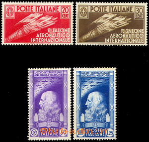 37368 - 1935 Mi.528-31 Air exhibition, hinge / label, otherwise good