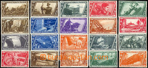 37374 - 1932 Mi.415-434, 10th Anniv of Fascist March on Rome., heavi