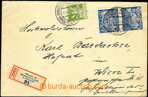37376 - 1923 Reg letter sent from Post Office Department and telegra