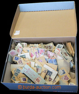 37440 - 1939-45 BOHEMIA-MORAVIA box waste prints, contains also sta