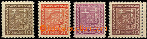 37462 - 1929 Pof.249x, 250x, 252x, 253x, Coat of arms, complete set