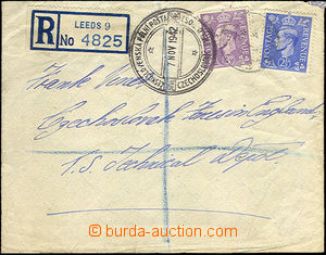 37485 - 1942 Reg letter Us Czechosl. field post, with Mi.225 and 226