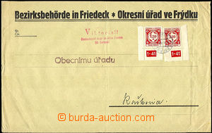 37487 - 1941 service letter with print three-line propagandistic can
