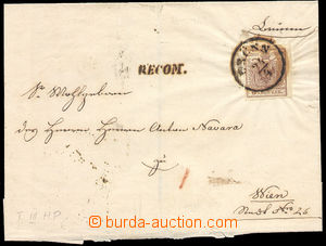 37509 - 1854? 1854? Reg. letter from Brno to Wien, Mi.2x 4 (6kr), o