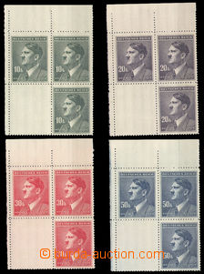 37512 - 1942 Pof.96-99 VK3, left-upper corners with margins, good qu