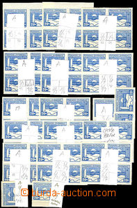 37560 - 1945 Pof.359 Košice-issue 20K selection of 19 pcs of blok
