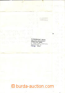 37662 - 1980? BRAILLE MAIL folded cover written Brailovým type fro