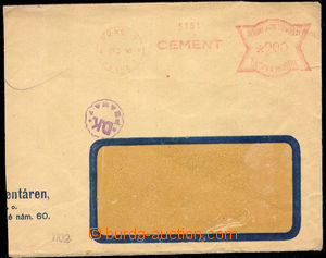 37698 - 1940 Customs control larger part window envelopes paid/fra