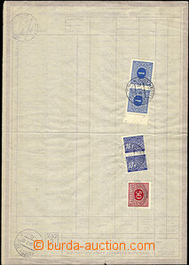 37761 - 1940 delivery list orders with mixed franking of czechosl. p