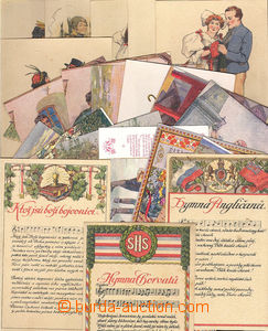 37853 - 1900 postcard selection of 21 pcs of Ppc with various motiv