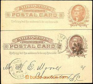 37929 - 1886-1902 comp. 4 pcs of PC various issue, Sc.UX8 1x Us and