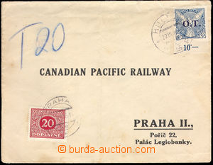 37942 - 1936 OT response envelope with 20h with margin and control-