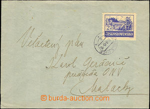 37962 - 1945 Skalica revolutionary issue letter with 2Kčs blue, CD