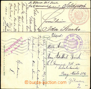 37967 - 1914 S.M. Schiff Don Juan d'Austria round small violet cance