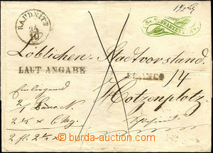 37980 - 1857 folded cash franked letter to Holzenplotz with CDS Raud