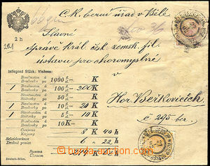 37986 - 1902 franked with. money letter for printed matter envelope,