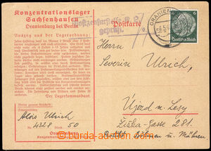 37990 - 1940 C.C. ORANIENBURG preprinted postcard to Protectorate,