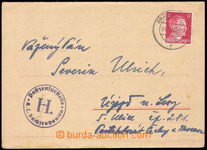 37992 - 1941 C.C. ORANIENBURG pre-printed letter-card to Protectora