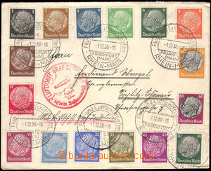 37999 - 1938 Sudetenlandfahrt philatelic letter with set of stmp Hi