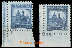 38044 - 1926 Pof.223, Small Landscapes, 2x corner piece with plate m