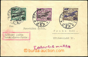 38064 - 1926 issue II air-mail letter sent from Bratislava 11.VIII.
