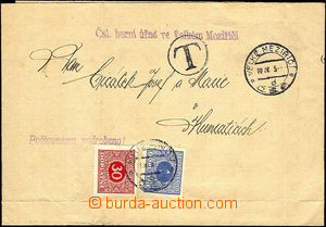 38146 - 1935 Definitive official folded letter, postal-charge chose
