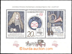 38168 - 1988 Pof.2747A perforated, Va typ(!), miniature sheet Paar,