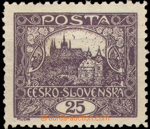 38219 - 1918 CZECHOSLOVAKIA 1918-39 HRADČANY-issue Pof.11Da, blac