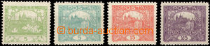 38220 - 1918 CZECHOSLOVAKIA 1918-39 HRADČANY-issue Pof.3E, 4E, 7E