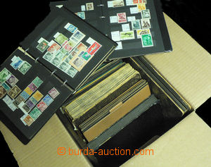 41046 - 1910-1973 EUROPE, OVERSEA akumulace ražených známek, ulo