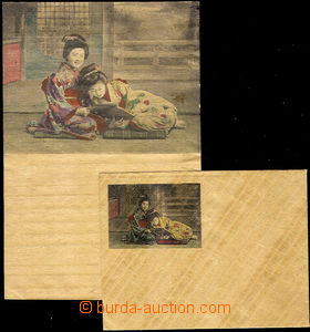 41101 - 1900 LETTER SOUPRAVA (envelope + sheet) from Japan, vyroben