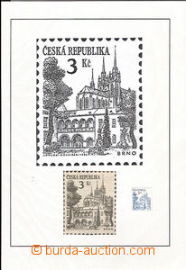 41209 - 1994-96 ČESKO rozpracovaná studijní sbírka známky Pof.