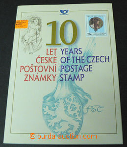 42017 - 2002 publikace 10 let české poštovní známky vydala Čes