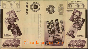 42940 - 1935 ADVERTISING Golden Helmet Czechoslovakia, on both sides