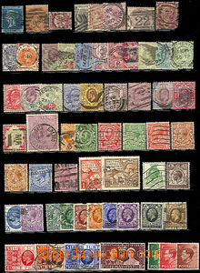 43052 - 1840-19?? GREAT BRITAIN partie známek staré a novější