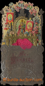 43859 - 1911 paper folding picture-book (mass in church), from part/