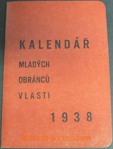 44583 - 1938 Kalendář mladých obránců vlasti, brožura s barevn
