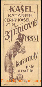 45572 - 1910 COMMERCIAL RECEIPT Kaisrovy 3-jedlové prsní karamely