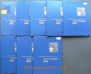 46031 - 1998-2005 ČESKO sestava 8ks ročníkových alb ČP bez če