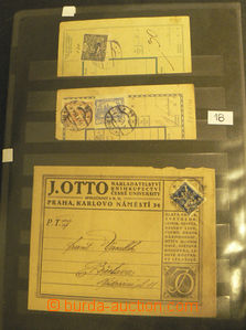 46034 - 1918-20 PERFINY ČSR HRADČANY sestava 65ks zn. + 2 ústř