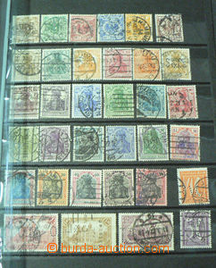 46264 - 1897-1930 PERFINY NĚMECKO sestava 70ks zn. s různými per