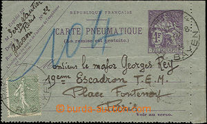 47526 - 1926 Mi.RK31 zálepka pro potrubní poštu s neodtrženým p