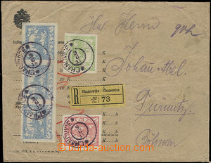 47775 - 1919 cenné psaní na tiskopisové obálce s orlicí, vyfr.