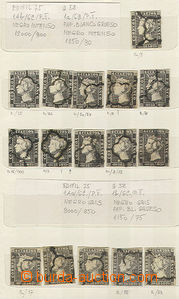 51036 - 1850 SPAIN specializovaná sbírka zn. 6Cs černá I.emise,
