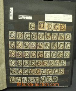 51053 - 1851-55 SPAIN velmi pěkná specializovaná sbírka španě