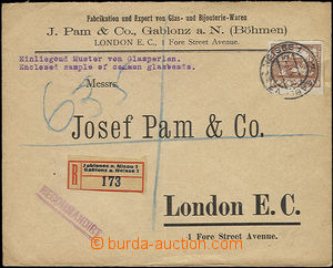 52393 - 1919 firemní R dopis na předtištěné obálce zaslaný do