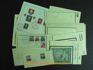 53542 - 1939-45 COMMEMORATIVE POSTMARKS Slovak Rep., comp. of ca.