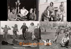 53701 - 1957 Mustangové, comp. 4 pcs of B/W photos musical country